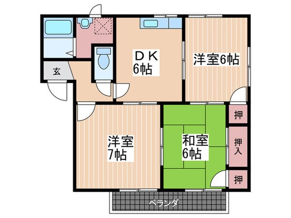 レクサス海田の物件間取画像